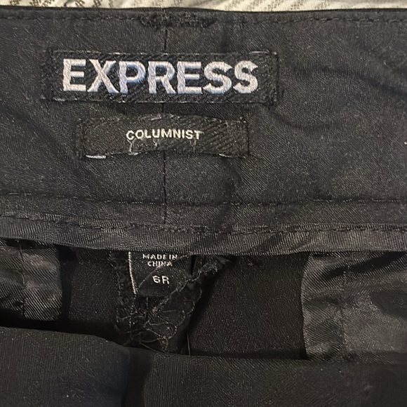 Express columnist size 6R black pants - Picture 6 of 6